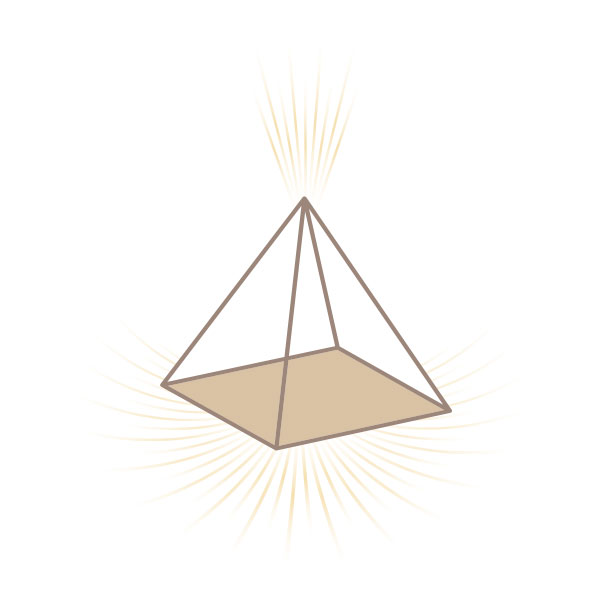 3D Copper Pyramid, Copper Pyramid